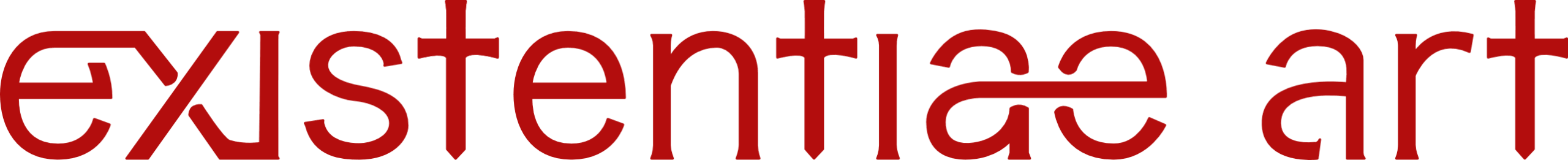 existentiae art wordlogo